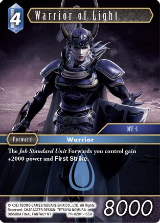 Warrior of Light (Water) (FF: PROMO CARDS) - Premium Final Fantasy Single from FF: Promo Cards - Just $1.06! Shop now at Game Crave Tournament Store