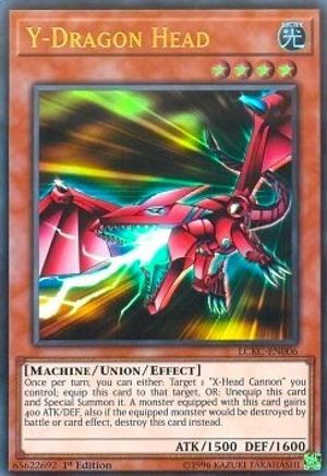 Y-Dragon Head (LCKC-EN006) - Legendary Collection Kaiba Unlimited - Premium Yugioh Single from Konami - Just $0.66! Shop now at Game Crave Tournament Store