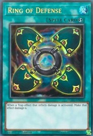 Ring of Defense (LCKC-EN033) - Legendary Collection Kaiba Unlimited - Premium Yugioh Single from Konami - Just $0.25! Shop now at Game Crave Tournament Store