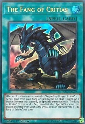 The Fang of Critias (LCKC-EN037) - Legendary Collection Kaiba 1st Edition - Premium Yugioh Single from Konami - Just $0.16! Shop now at Game Crave Tournament Store