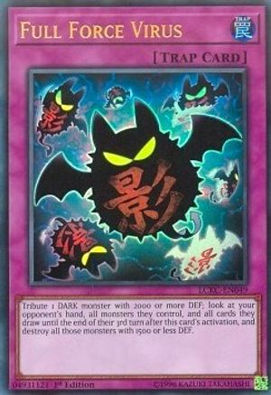Full Force Virus (LCKC-EN049) - Legendary Collection Kaiba 1st Edition - Premium Yugioh Single from Konami - Just $0.42! Shop now at Game Crave Tournament Store