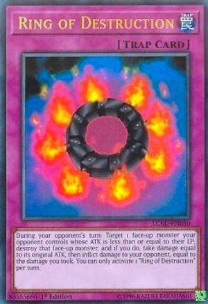 Ring of Destruction (LCKC-EN050) - Legendary Collection Kaiba 1st Edition - Premium Yugioh Single from Konami - Just $0.57! Shop now at Game Crave Tournament Store