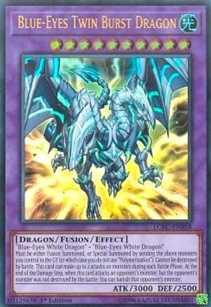 Blue-Eyes Twin Burst Dragon (LCKC-EN058) - Legendary Collection Kaiba Unlimited - Premium Yugioh Single from Konami - Just $3.18! Shop now at Game Crave Tournament Store