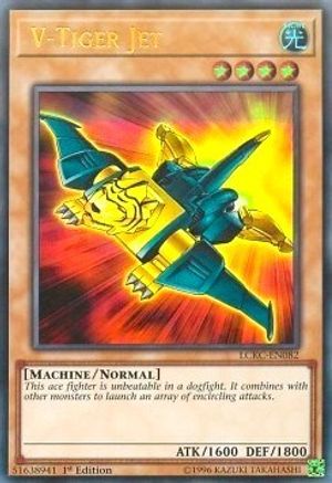 V-Tiger Jet (LCKC-EN082) - Legendary Collection Kaiba Unlimited - Premium Yugioh Single from Konami - Just $0.29! Shop now at Game Crave Tournament Store