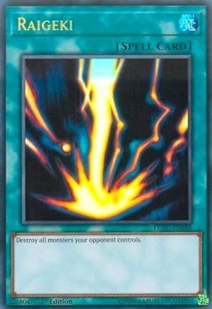 Raigeki (LCKC-EN088) - Legendary Collection Kaiba 1st Edition - Premium Yugioh Single from Konami - Just $4.41! Shop now at Game Crave Tournament Store