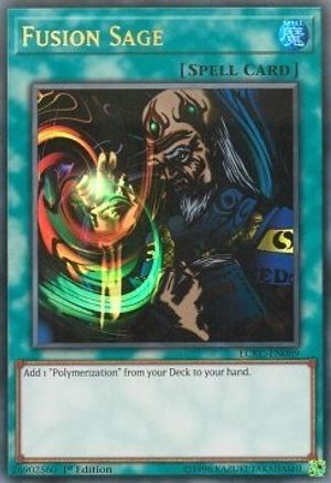 Fusion Sage (LCKC-EN089) - Legendary Collection Kaiba 1st Edition - Premium Yugioh Single from Konami - Just $0.35! Shop now at Game Crave Tournament Store