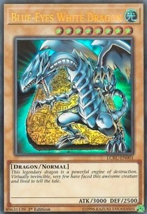 Blue-Eyes White Dragon (Version 4) (LCKC-EN001) - Legendary Collection Kaiba 1st Edition - Premium Yugioh Single from Konami - Just $0.73! Shop now at Game Crave Tournament Store