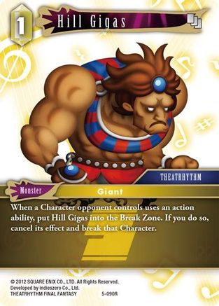Hill Gigas (OPUS V) Foil - Premium Final Fantasy Single from Opus V - Just $0.41! Shop now at Game Crave Tournament Store