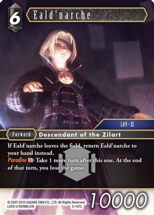 Eald'narche (OPUS V) Foil - Premium Final Fantasy Single from Opus V - Just $3.33! Shop now at Game Crave Tournament Store