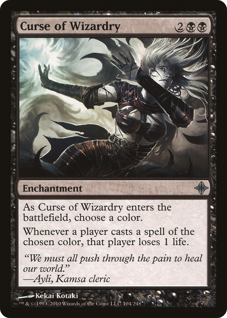 Curse of Wizardry (ROE-104) - Rise of the Eldrazi Foil - Premium MTG Single from Wizards of the Coast - Just $0.08! Shop now at Game Crave Tournament Store