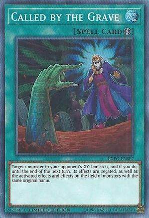 Called by the Grave (EXFO-ENSE2) - Extreme Force Limited - Premium Yugioh Single from Konami - Just $0.70! Shop now at Game Crave Tournament Store