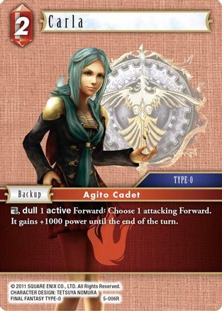 Carla (OPUS V) Foil - Premium Final Fantasy Single from Opus V - Just $0.16! Shop now at Game Crave Tournament Store