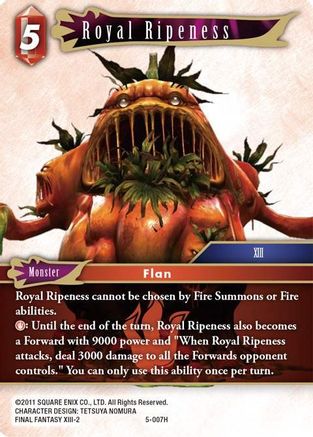 Royal Ripeness (OPUS V) Foil - Premium Final Fantasy Single from Opus V - Just $0.25! Shop now at Game Crave Tournament Store