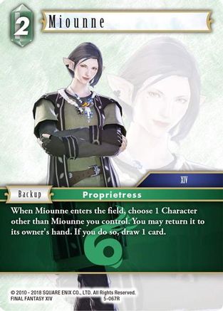 Miounne (OPUS V) Foil - Premium Final Fantasy Single from Opus V - Just $0.64! Shop now at Game Crave Tournament Store