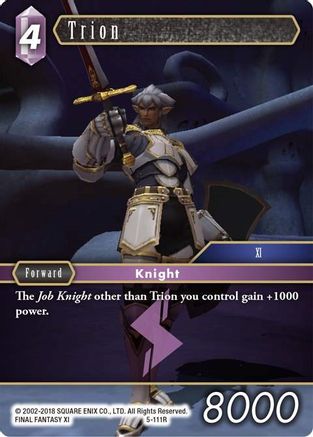Trion (OPUS V) Foil - Premium Final Fantasy Single from Opus V - Just $0.25! Shop now at Game Crave Tournament Store