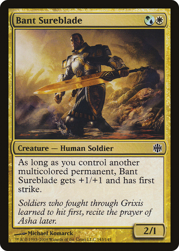 Bant Sureblade (ARB-143) - Alara Reborn Foil - Premium MTG Single from Wizards of the Coast - Just $0.13! Shop now at Game Crave Tournament Store