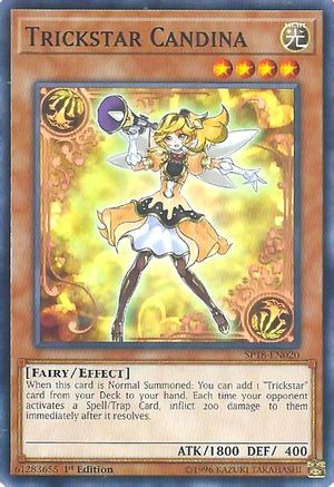 Trickstar Candina (SP18-EN020) - Star Pack VRAINS 1st Edition - Premium Yugioh Single from Konami - Just $1.79! Shop now at Game Crave Tournament Store