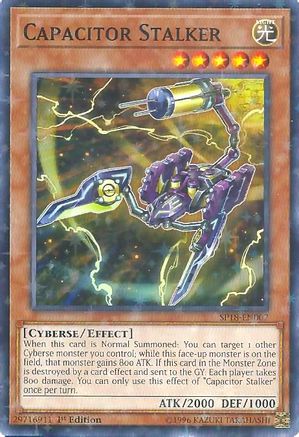 Capacitor Stalker (Starfoil) (SP18-EN007) - Star Pack VRAINS 1st Edition - Premium Yugioh Single from Konami - Just $0.25! Shop now at Game Crave Tournament Store
