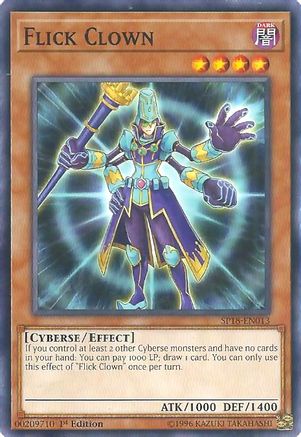 Flick Clown (SP18-EN013) - Star Pack VRAINS 1st Edition - Premium Yugioh Single from Konami - Just $0.25! Shop now at Game Crave Tournament Store