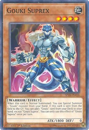 Gouki Suprex (SP18-EN018) - Star Pack VRAINS 1st Edition - Premium Yugioh Single from Konami - Just $0.54! Shop now at Game Crave Tournament Store