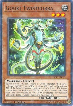 Gouki Twistcobra (Starfoil) (SP18-EN019) - Star Pack VRAINS 1st Edition - Premium Yugioh Single from Konami - Just $0.44! Shop now at Game Crave Tournament Store