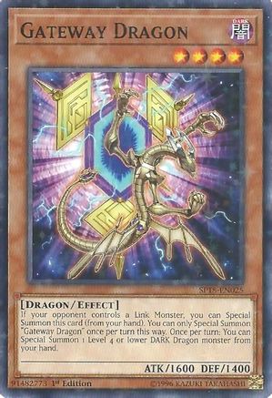 Gateway Dragon (Starfoil) (SP18-EN025) - Star Pack VRAINS 1st Edition - Premium Yugioh Single from Konami - Just $0.25! Shop now at Game Crave Tournament Store