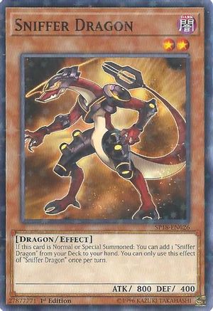 Sniffer Dragon (Starfoil) (SP18-EN026) - Star Pack VRAINS 1st Edition - Premium Yugioh Single from Konami - Just $0.25! Shop now at Game Crave Tournament Store