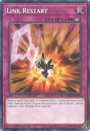 Link Restart (SP18-EN050) - Star Pack VRAINS 1st Edition - Premium Yugioh Single from Konami - Just $0.25! Shop now at Game Crave Tournament Store