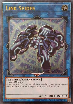 Link Spider (OP07-EN002) - OTS Tournament Pack 7 Unlimited - Premium Yugioh Single from Konami - Just $19.83! Shop now at Game Crave Tournament Store