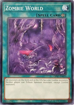 Zombie World (OP07-EN019) - OTS Tournament Pack 7 Unlimited - Premium Yugioh Single from Konami - Just $0.84! Shop now at Game Crave Tournament Store