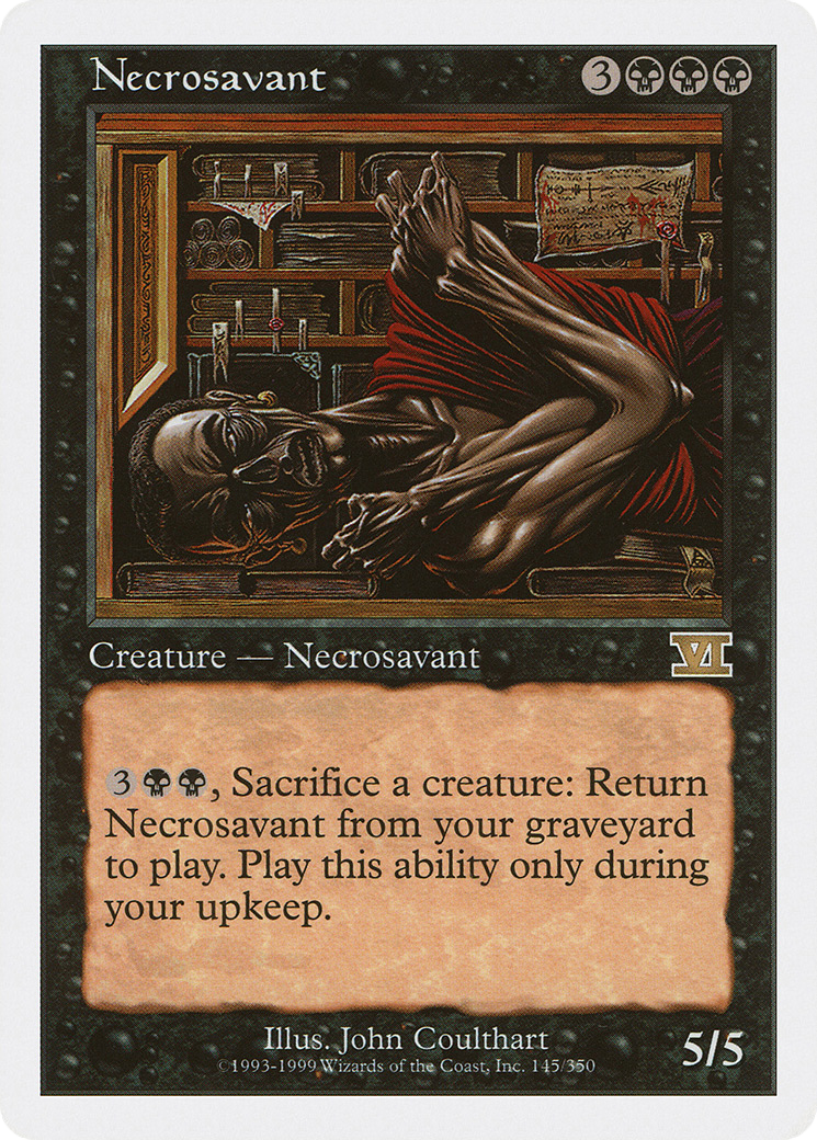 Necrosavant (6ED-145) - Classic Sixth Edition - Premium MTG Single from Wizards of the Coast - Just $0.08! Shop now at Game Crave Tournament Store