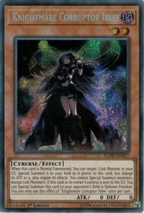 Knightmare Corruptor Iblee (FLOD-EN017) - Flames of Destruction Unlimited - Premium Yugioh Single from Konami - Just $0.89! Shop now at Game Crave Tournament Store