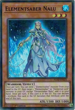 Elementsaber Nalu (FLOD-EN021) - Flames of Destruction Unlimited - Premium Yugioh Single from Konami - Just $0.25! Shop now at Game Crave Tournament Store