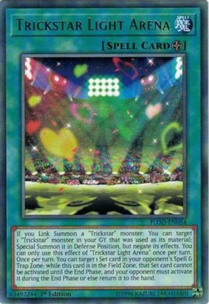 Trickstar Light Arena (FLOD-EN054) - Flames of Destruction 1st Edition - Premium Yugioh Single from Konami - Just $0.25! Shop now at Game Crave Tournament Store