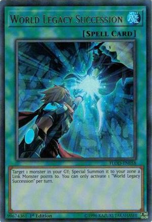 World Legacy Succession (FLOD-EN058) - Flames of Destruction 1st Edition - Premium Yugioh Single from Konami - Just $3.22! Shop now at Game Crave Tournament Store