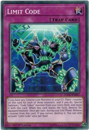 Limit Code (FLOD-EN067) - Flames of Destruction 1st Edition - Premium Yugioh Single from Konami - Just $0.25! Shop now at Game Crave Tournament Store