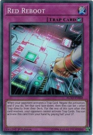 Red Reboot (FLOD-EN068) - Flames of Destruction 1st Edition - Premium Yugioh Single from Konami - Just $0.26! Shop now at Game Crave Tournament Store