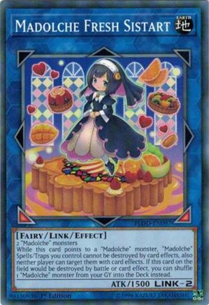 Madolche Fresh Sistart (FLOD-EN097) - Flames of Destruction Unlimited - Premium Yugioh Single from Konami - Just $0.25! Shop now at Game Crave Tournament Store