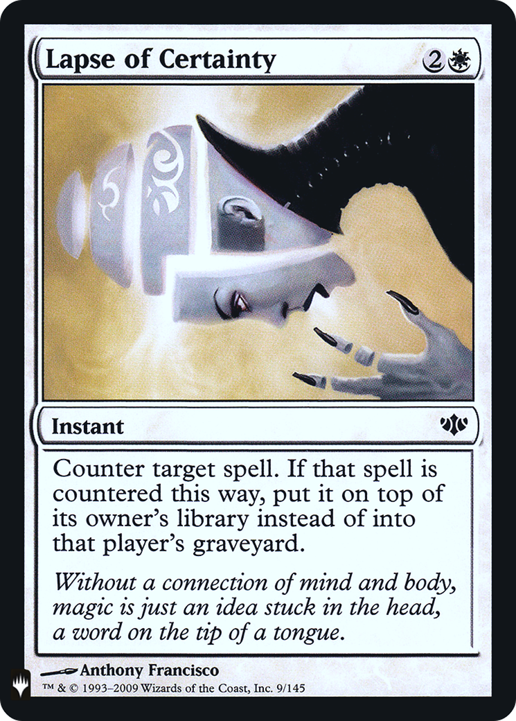 Lapse of Certainty (FMB1-008) - Mystery Booster Retail Edition Foils Foil - Premium MTG Single from Wizards of the Coast - Just $0.29! Shop now at Game Crave Tournament Store