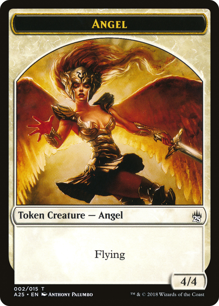 Angel (TA25-002) - Masters 25 Tokens - Premium MTG Single from Wizards of the Coast - Just $0.08! Shop now at Game Crave Tournament Store