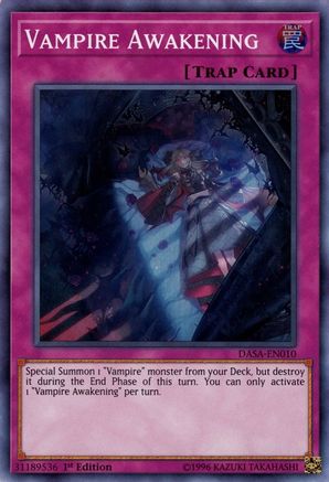 Vampire Awakening (DASA-EN010) - Dark Saviors Unlimited - Premium Yugioh Single from Konami - Just $0.08! Shop now at Game Crave Tournament Store