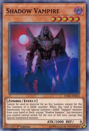 Shadow Vampire (DASA-EN012) - Dark Saviors Unlimited - Premium Yugioh Single from Konami - Just $0.08! Shop now at Game Crave Tournament Store