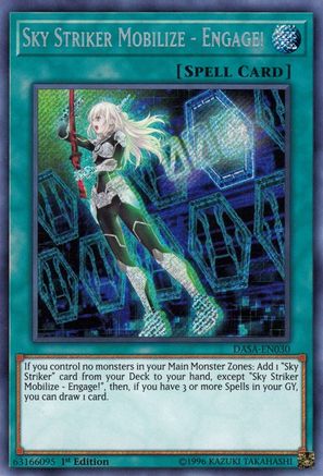 Sky Striker Mobilize - Engage! (DASA-EN030) - Dark Saviors Unlimited - Premium Yugioh Single from Konami - Just $5.21! Shop now at Game Crave Tournament Store