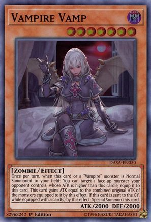 Vampire Vamp (DASA-EN050) - Dark Saviors Unlimited - Premium Yugioh Single from Konami - Just $0.11! Shop now at Game Crave Tournament Store