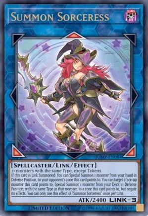 Summon Sorceress (JUMP-EN084) - Shonen Jump Magazine Promos Limited - Premium Yugioh Single from Konami - Just $3.99! Shop now at Game Crave Tournament Store