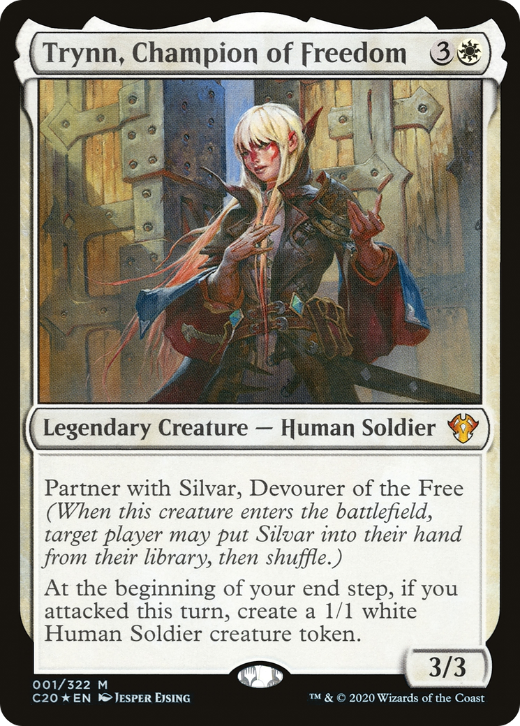 Trynn, Champion of Freedom (C20-001) - Commander 2020 Foil - Premium MTG Single from Wizards of the Coast - Just $0.38! Shop now at Game Crave Tournament Store