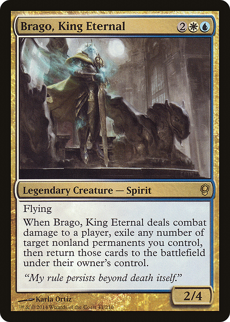 Brago, King Eternal (CNS-041) - Conspiracy Foil - Premium MTG Single from Wizards of the Coast - Just $2.88! Shop now at Game Crave Tournament Store