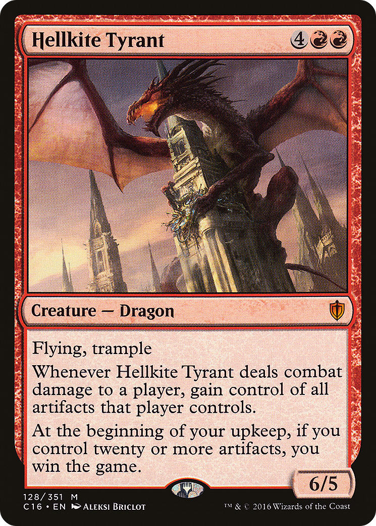 Hellkite Tyrant (C16-128) - Commander 2016 - Premium MTG Single from Wizards of the Coast - Just $4.31! Shop now at Game Crave Tournament Store