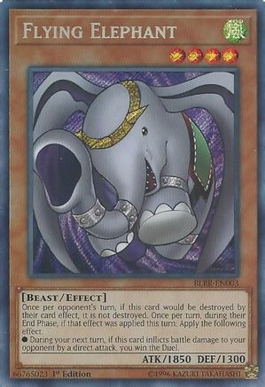 Flying Elephant (BLRR-EN003) - Battles of Legend: Relentless Revenge 1st Edition - Premium Yugioh Single from Konami - Just $2.74! Shop now at Game Crave Tournament Store