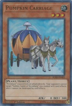 Pumpkin Carriage (BLRR-EN005) - Battles of Legend: Relentless Revenge 1st Edition - Premium Yugioh Single from Konami - Just $0.25! Shop now at Game Crave Tournament Store